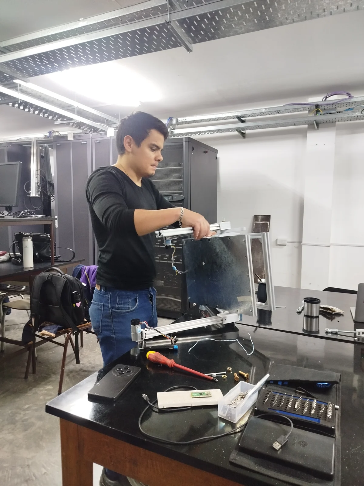 Prototype assembly work. Project archive.